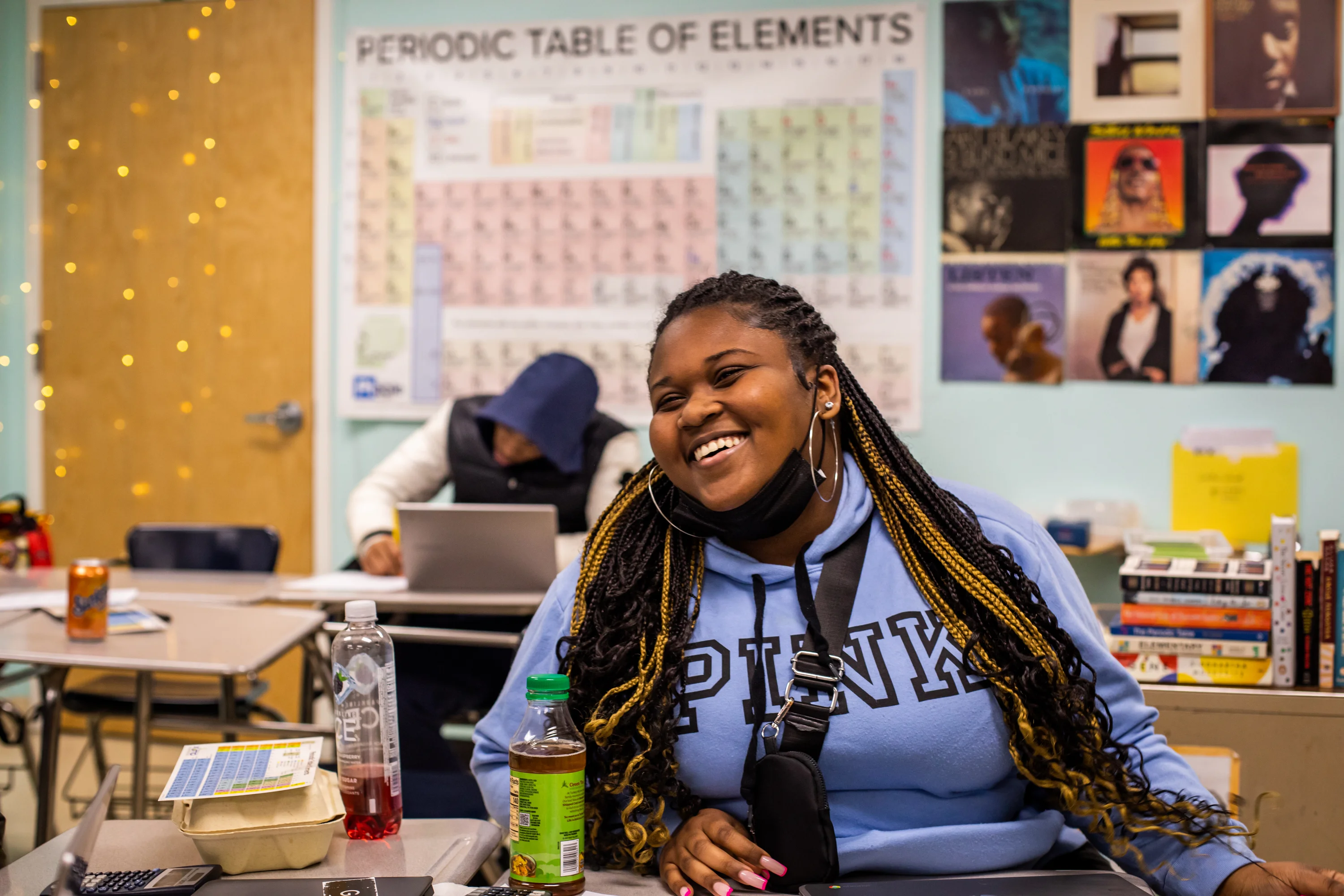 Freire Charter High School student in class