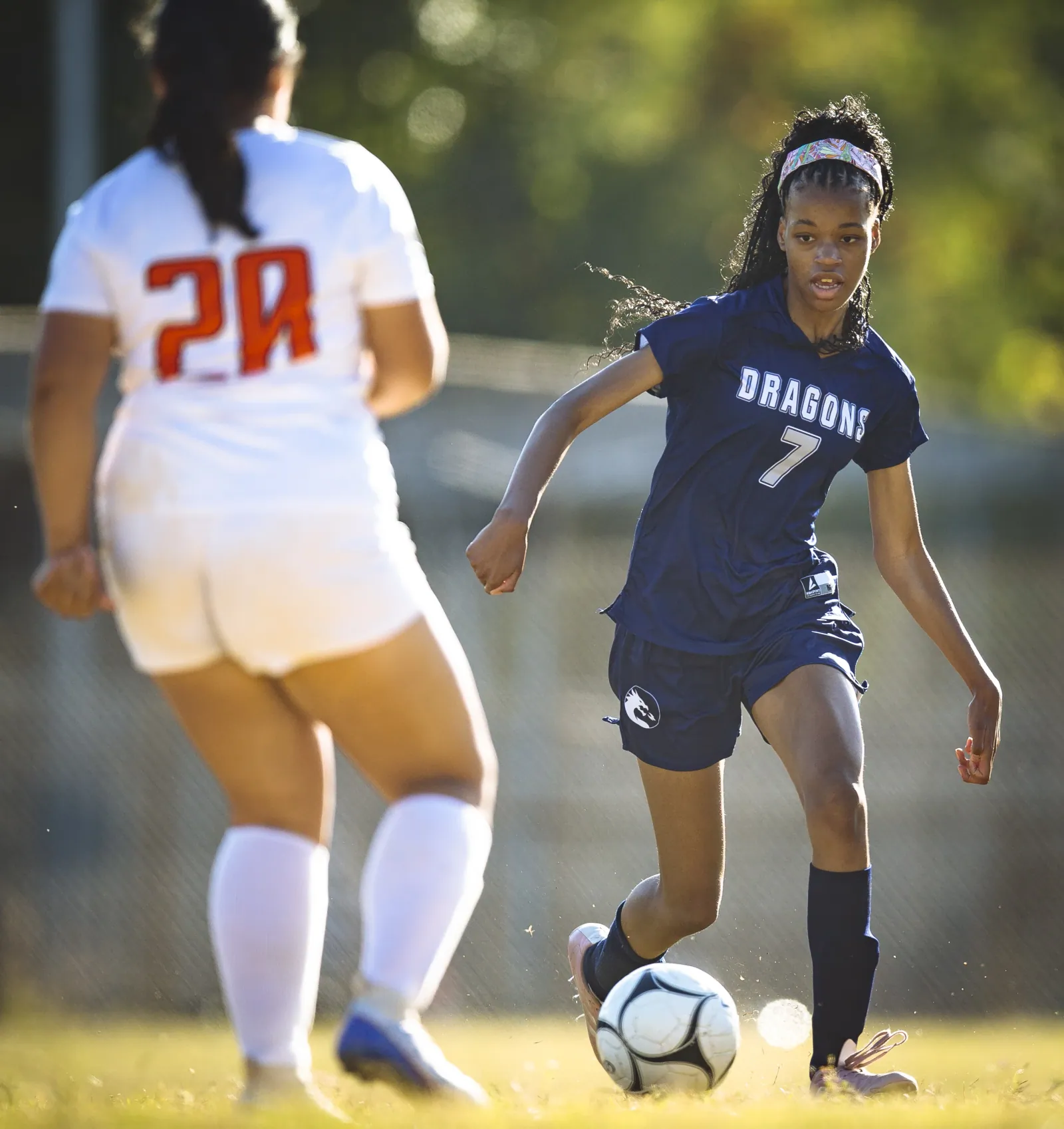Freire High soccer player on the field