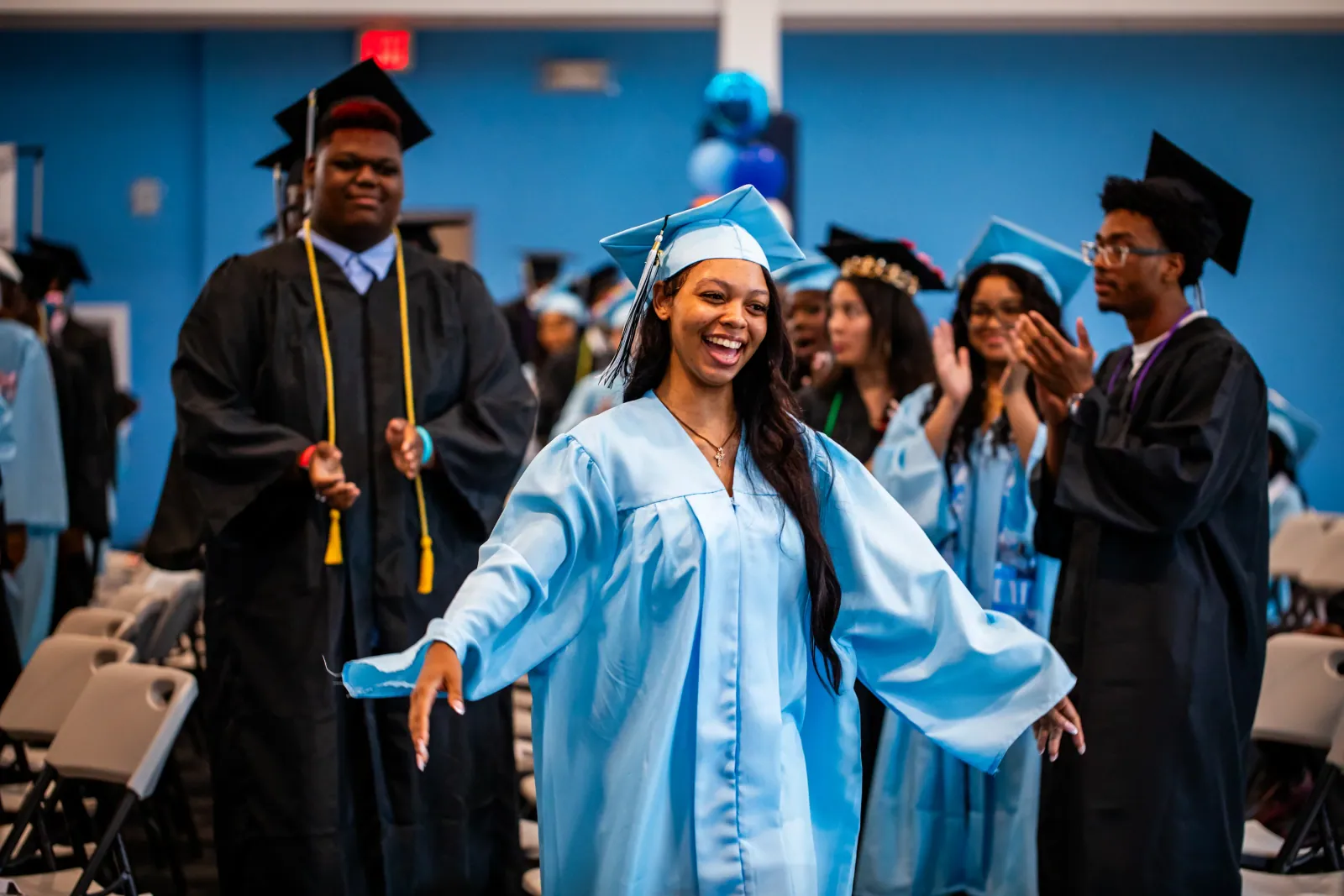 Freire Wilmington graduate at commencement