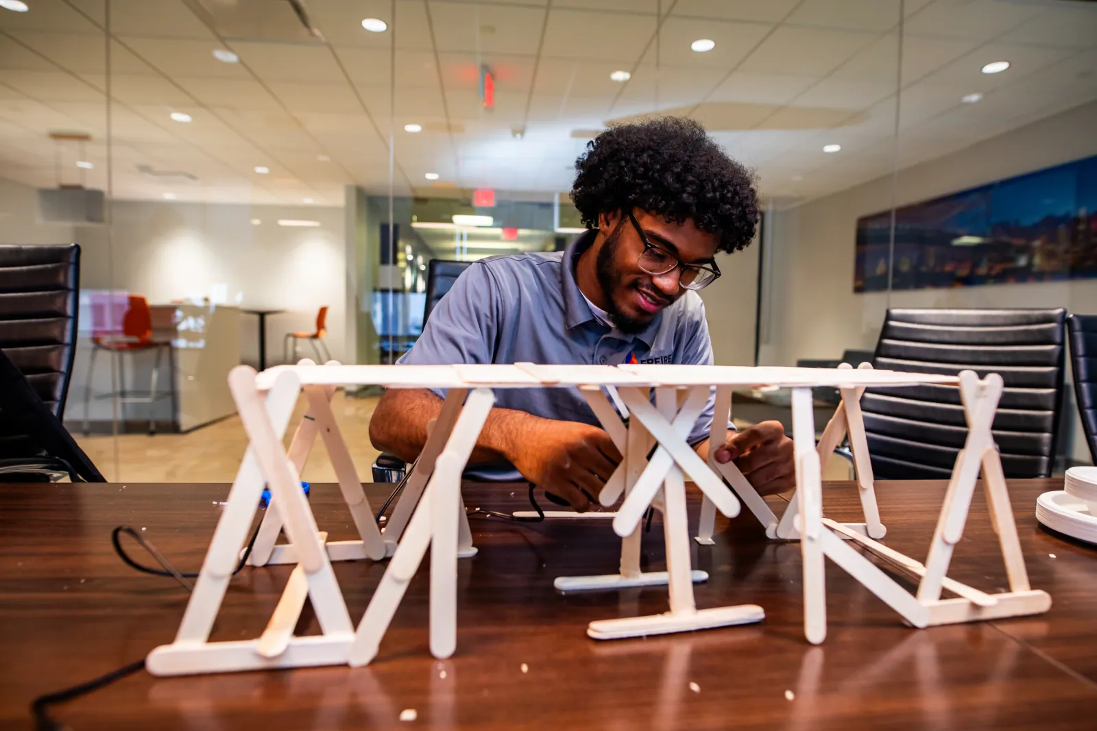 Freire student on an Experienceship job placement